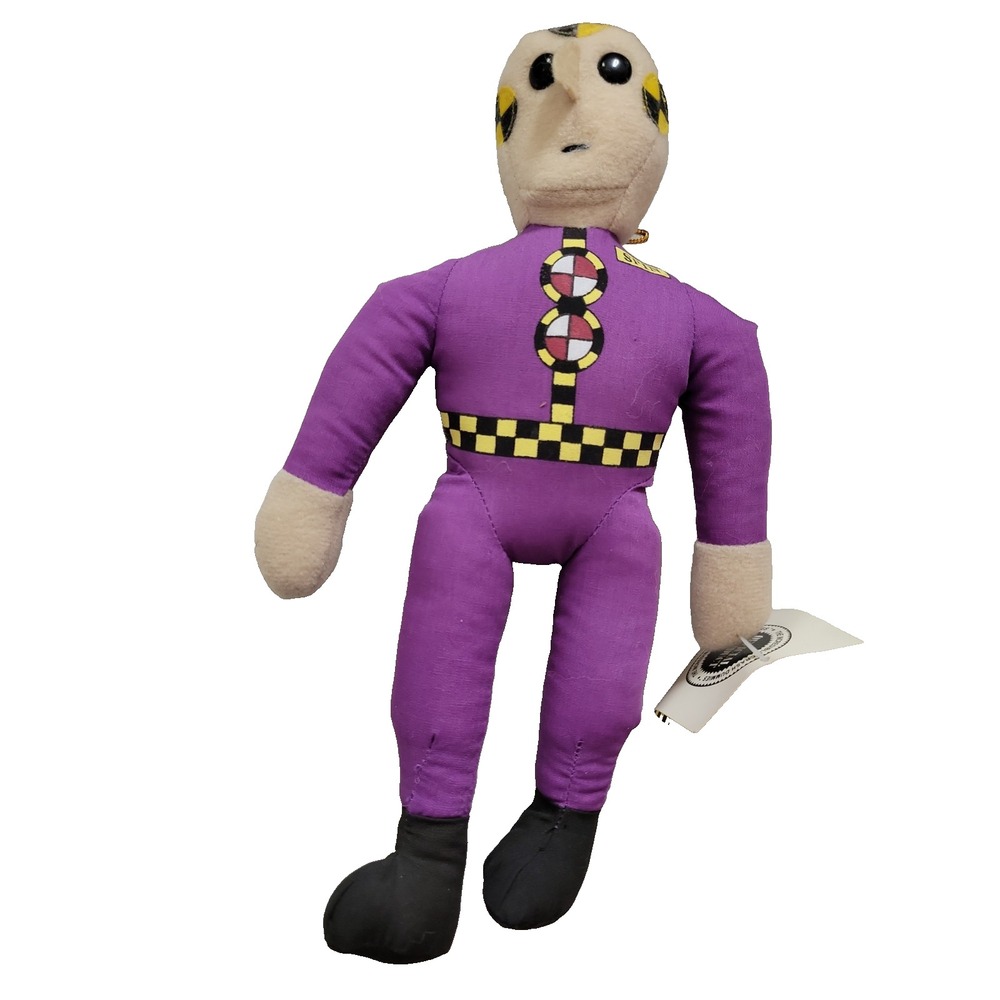 1992 Tyco Crack Ups Spin Crash Test Dummy Plush Doll 10" Purple dummies